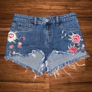 Embroidered Shorts